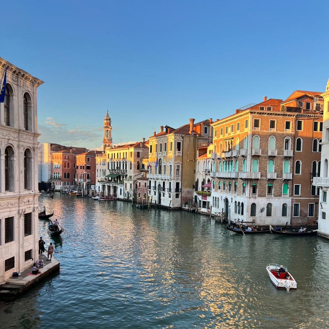 A photo of Venice's Grand Canal