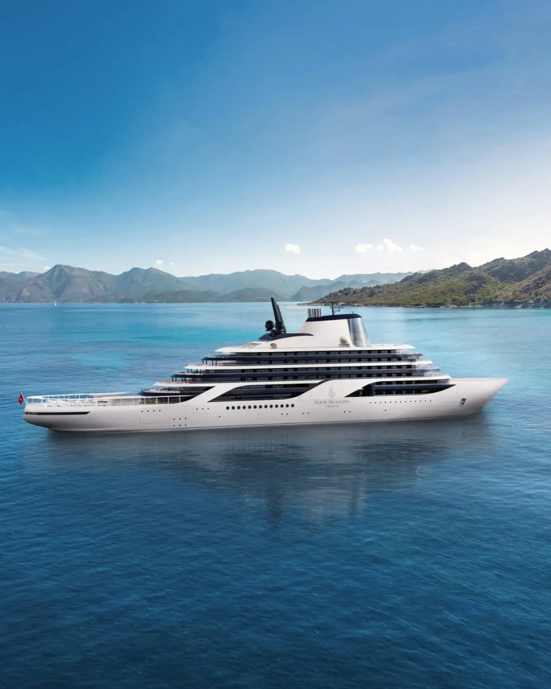 An image of Four Seasons I, the first yacht from Four Seasons Yachts