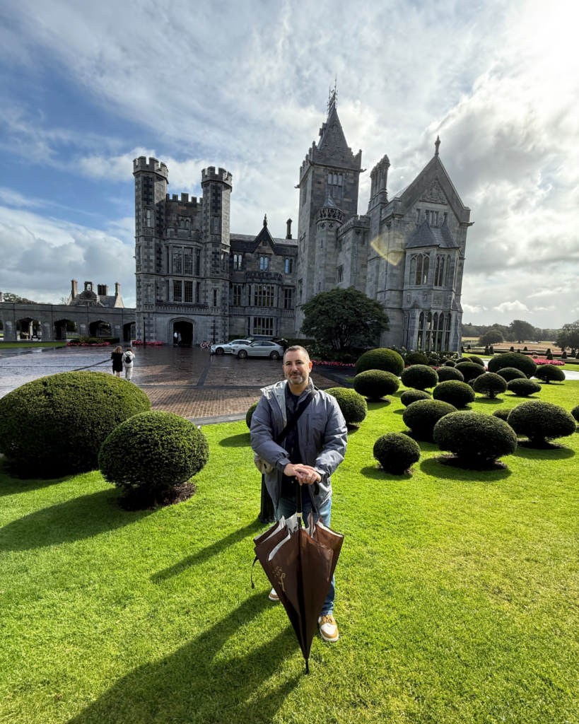 Josh Scheer outside of Adare Manor, County Limerick, Ireland