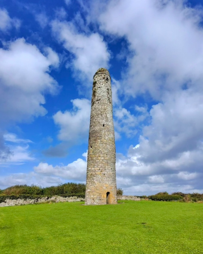 5th-century round tower on Scattery Island, River Shannon, Ireland